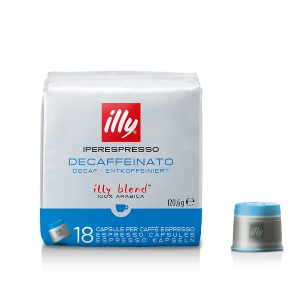 illy iperespresso deccafeinato ppm