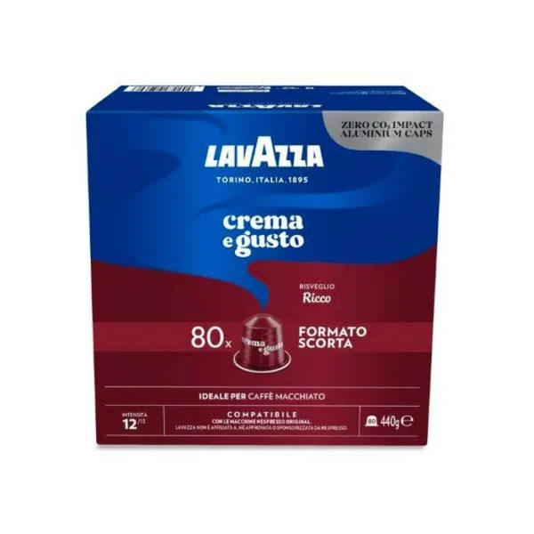 lavazza crema e gusto ricco alu compatibili nespresso ppm lavazza crema e gusto ricco alu compatibili nespresso ppm