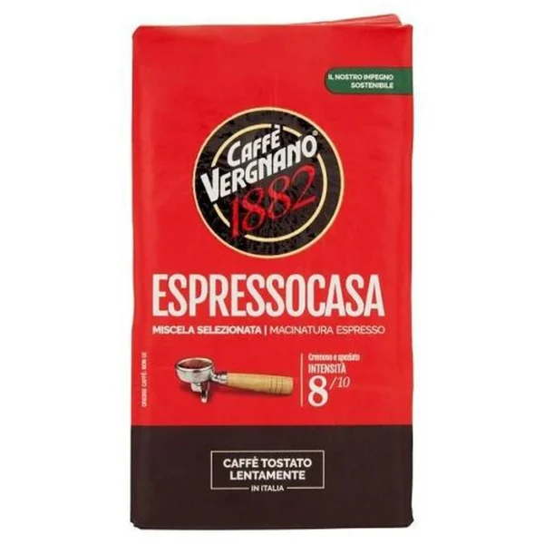 vergnano espressocasa mlevena kafa g ppm